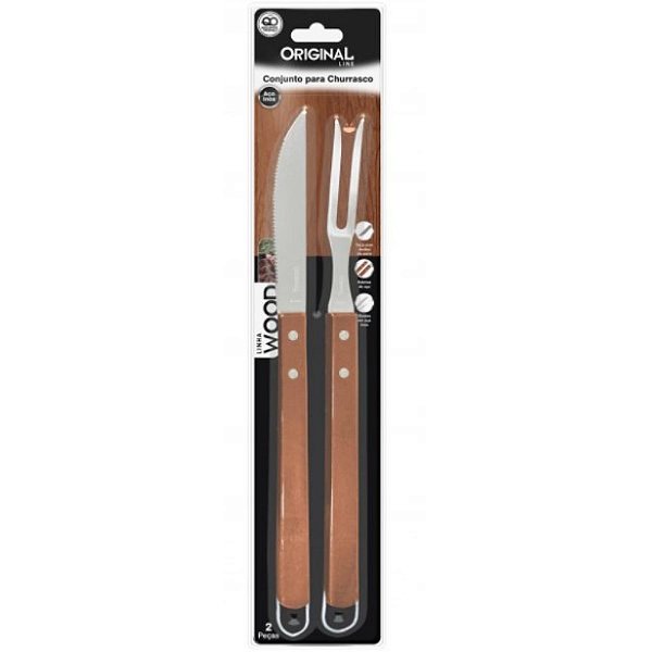 CONJUNTO PARA CHURRASCO WOOD