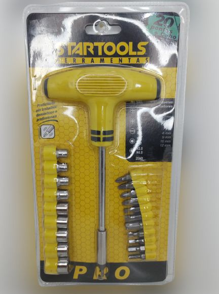 JOGO DE CHAVES T 21 PÇS SEMI-PROFISSIONAL