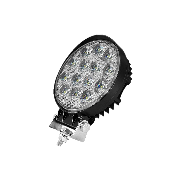 PAR FAROL DE MILHA AUXILIAR REDONDO 14 LEDS BIVOLT