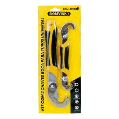 KIT COM 2 CHAVES BOCA PARA TUBOS UNIVERSAL