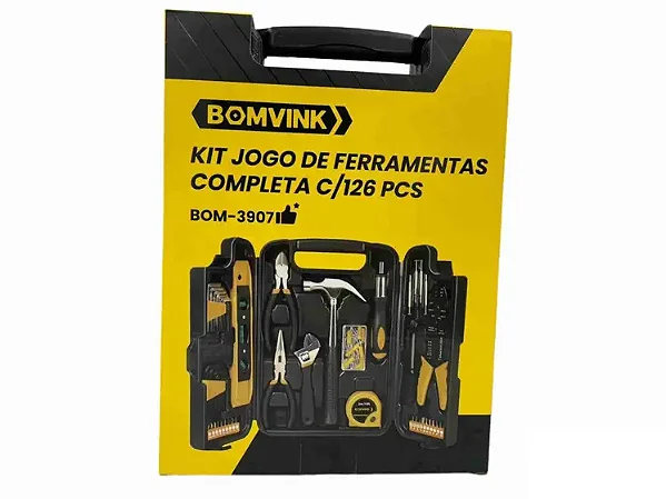 Kit de Ferramentas com 126 Peças