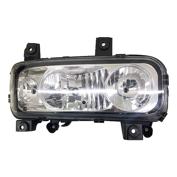Farol MBB Atego Lado Direito  Lente Lisa
