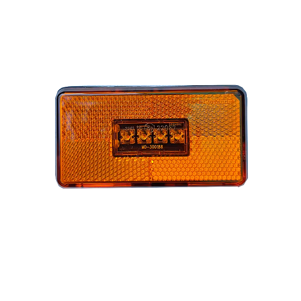 Lanterna Lateral 4 Leds Laranja 24v