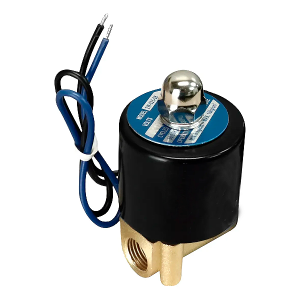 Valvula Solenoide Latao 2/2v 24 Vcc 1/4 C/fios