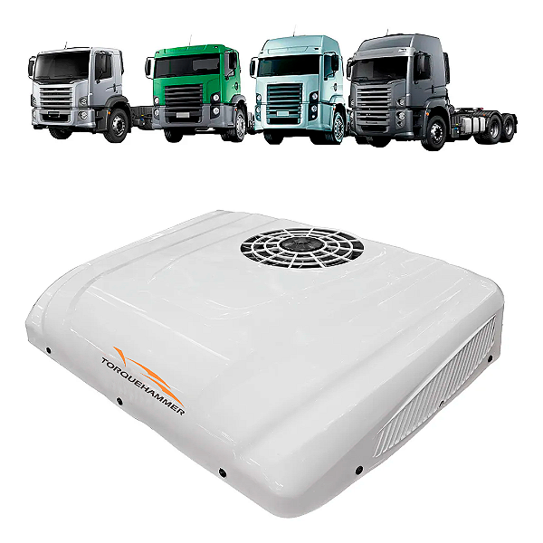 Kit Ar Condicionado Elétrico Para Caminhão Van Trailer 12v com inverter