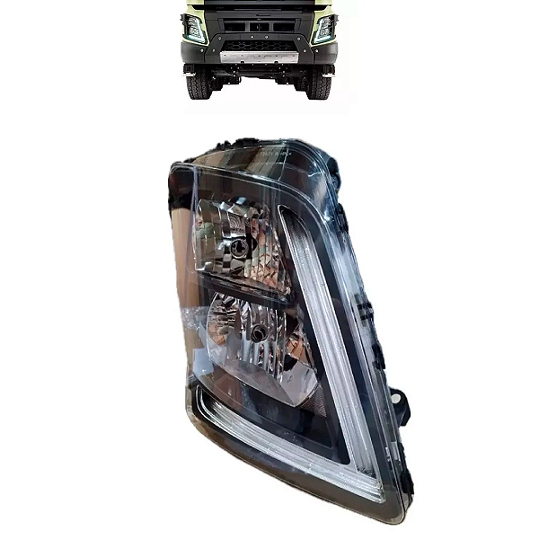 Farol Principal Caminhão Volvo FMX de 2015 Até 2022 Lado Esquerdo - 84170202