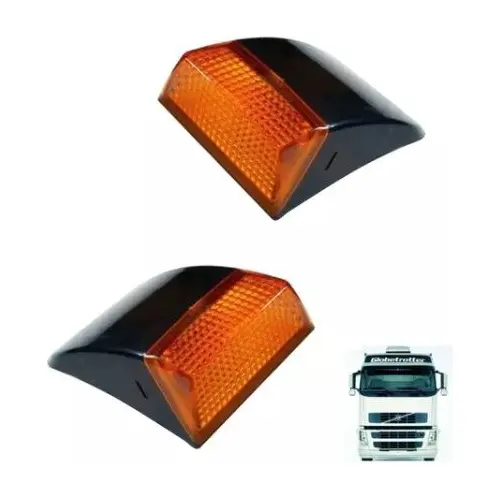 PAR Lanterna Seta Volvo Fh Fm Com Capa E Soquete