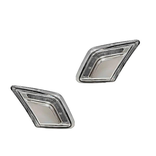 Par de Lanterna Seta Estribo New Actros Mp4 Led Cristal 2021