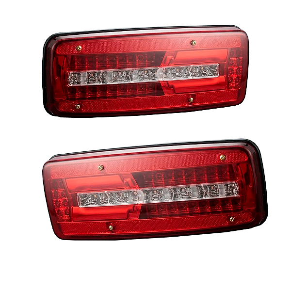 Par de lanterna Led Traseira Caminhão Man Tgx Tgm 24v