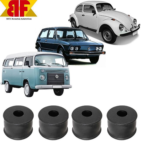 BUCHA AMORTECEDOR FUSCA (DIANT. TRAS) C/ TUBO