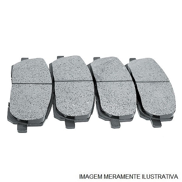PASTILHA FREIO TRASEIRA SPORTAGE 2.0 16V 10/.. CERATO 1.6 09/.. I30 2.0 16V 09/12 IX35 2.0 16V 10/.. RIO 05/.. (MANDO)