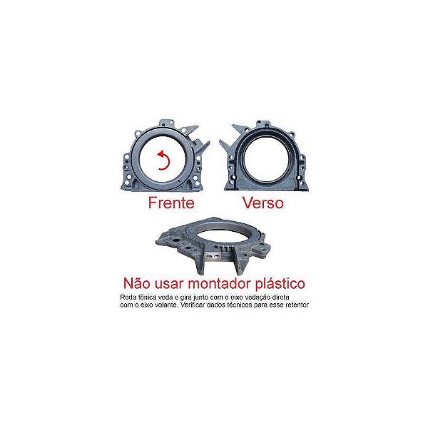 FLANGE VEDACAO GOL 1.6/1.8 FLEX (TRASEIRA)
