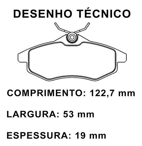 PASTILHA FREIO CITROEN C2 1.4 03/.. C3 1.1i/ 1.4i/ 1.4 HDi 02/..  (GIRLING)