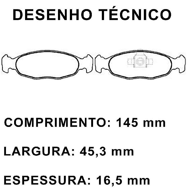 PASTILHA FREIO CELTA 1.0/ 1.4 09/.. CORSA 1.0/ 1.4/ 1.6 09/.. CLASSIC 09/.. MONTANA 1.4 10/.. PRISMA 1.4 09/.. AGILE LTZ 1.4 09/.. AGILE EFFECT 14/.. (TEVES)