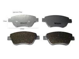 PASTILHA FREIO STILO 1.2 16V 02/.. 1.4 16V 04/.. 1.8 8V 03/.. BRAVO 1.4 16V 07/.. 1.6 08/.. 500 1.4 16V 09/.. (BOSCH)
