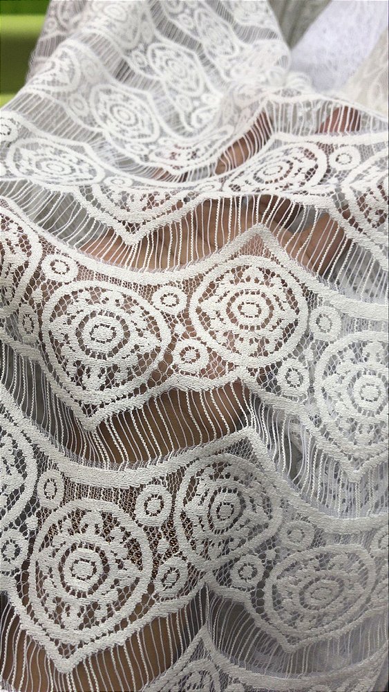 Renda Branco Vazada