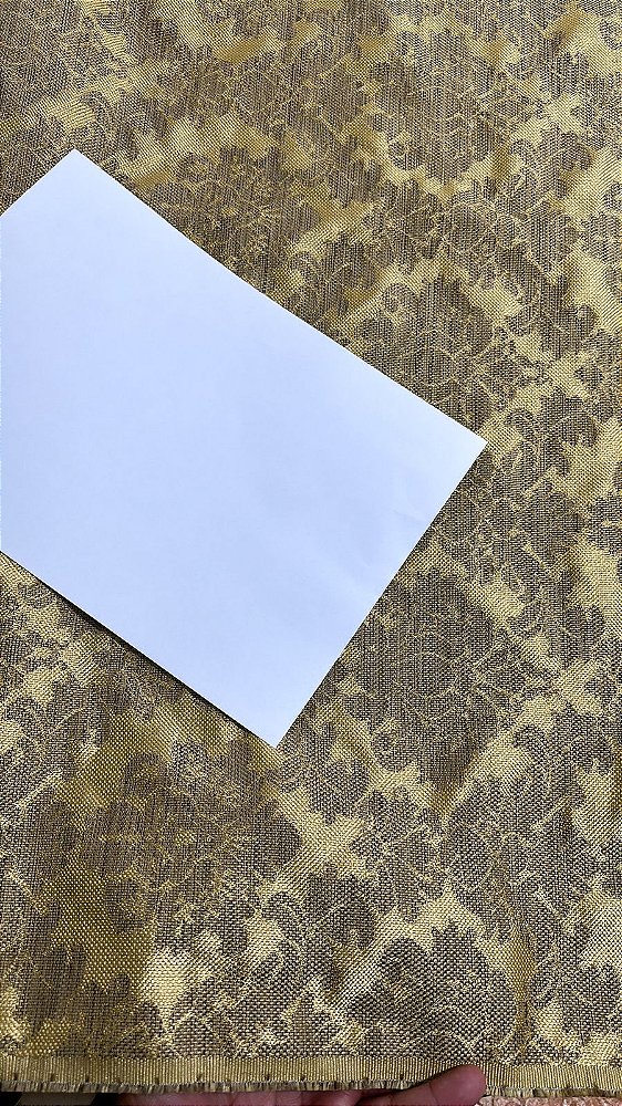 Jacquard Dourado Luxo