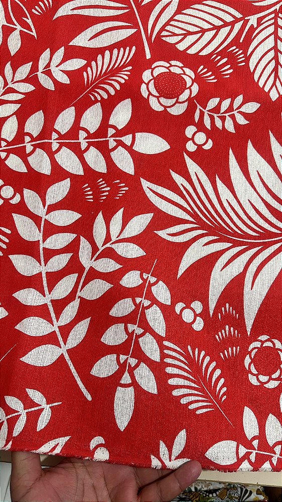 Linhão Vermelho com Branco