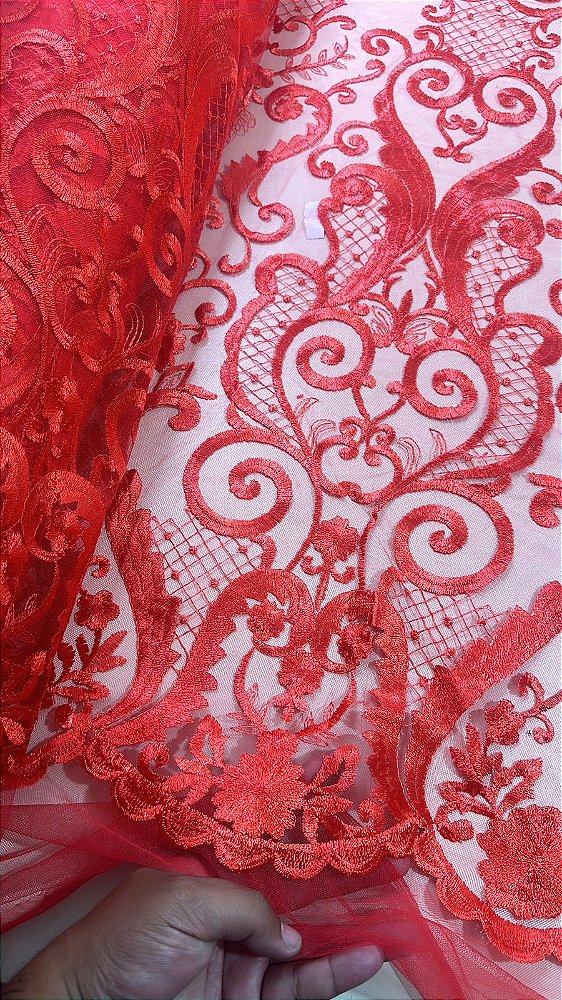 Tule Vermelho Luxo