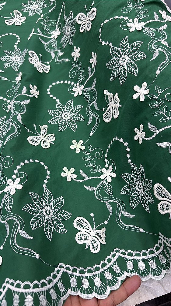 Lesse Verde Bordado
