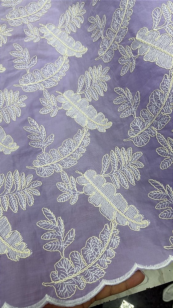 Lesse Lilás Bordado
