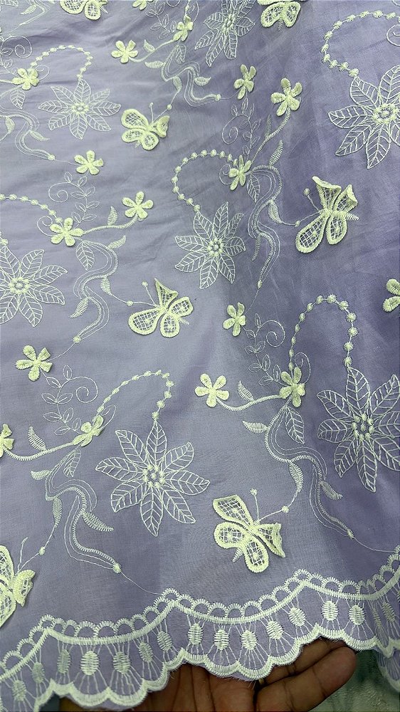 Lesse Lilás Bordado