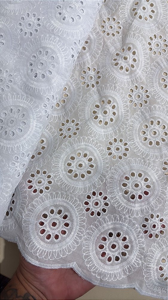 Lesse Branco Bordado Luxo