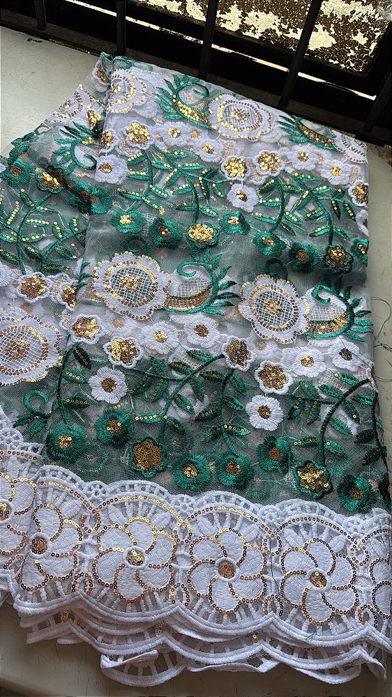 Africano Verde com Branco Luxo