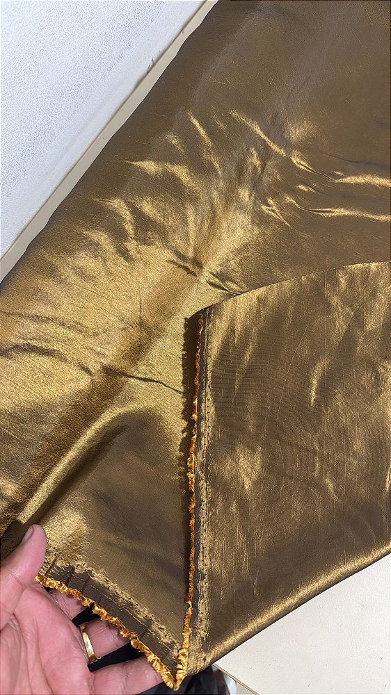 Tafetá Dourado Ouro Velho