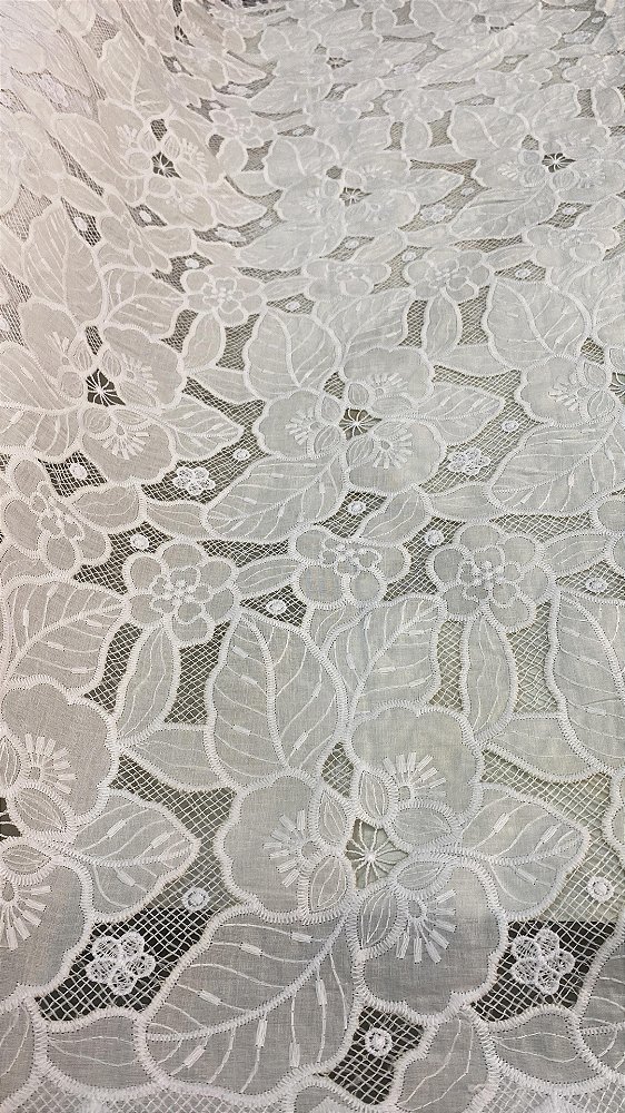 Rechilieu Branco Bordado