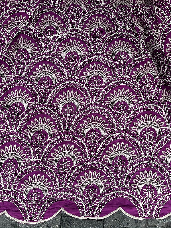 Lesse Roxo Bordado
