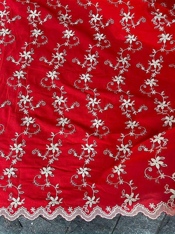 Lesse Vermelho Bordado
