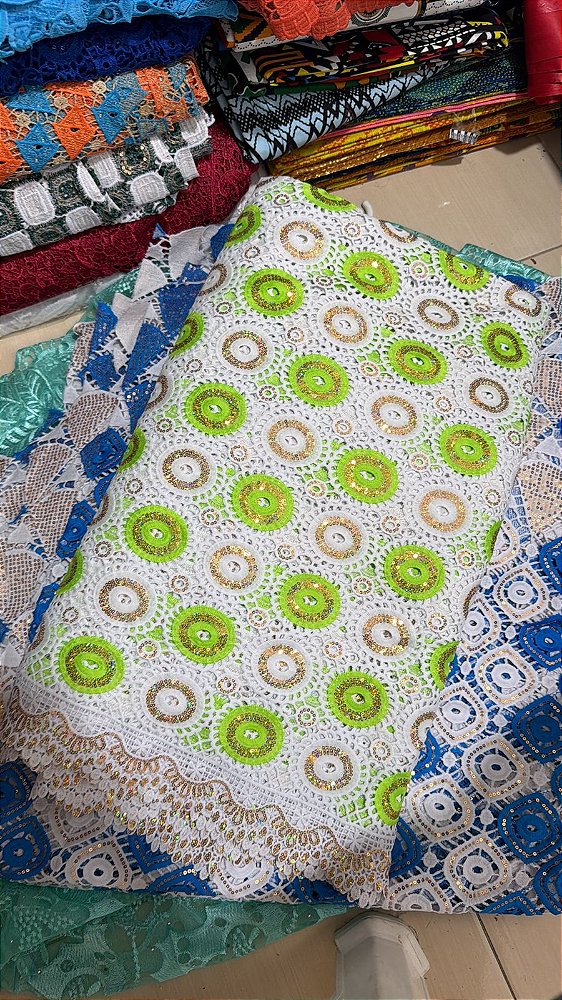 Africano Branco com Verde