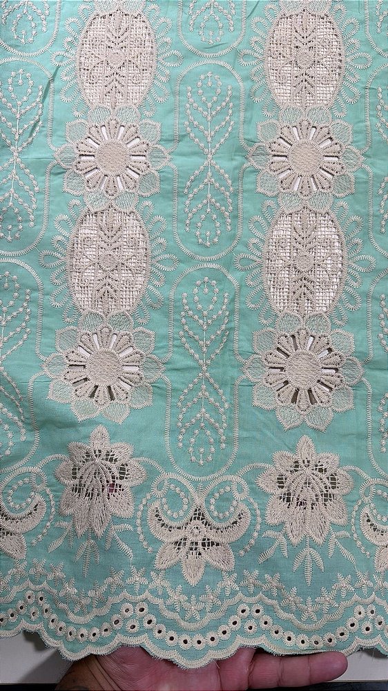 Rechilieu Verde Bordado