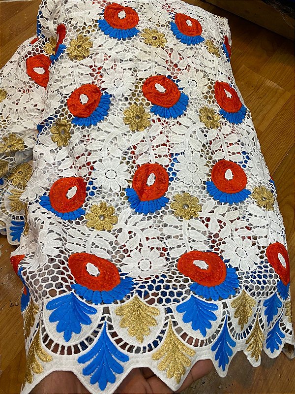 Africano Bordado Luxo