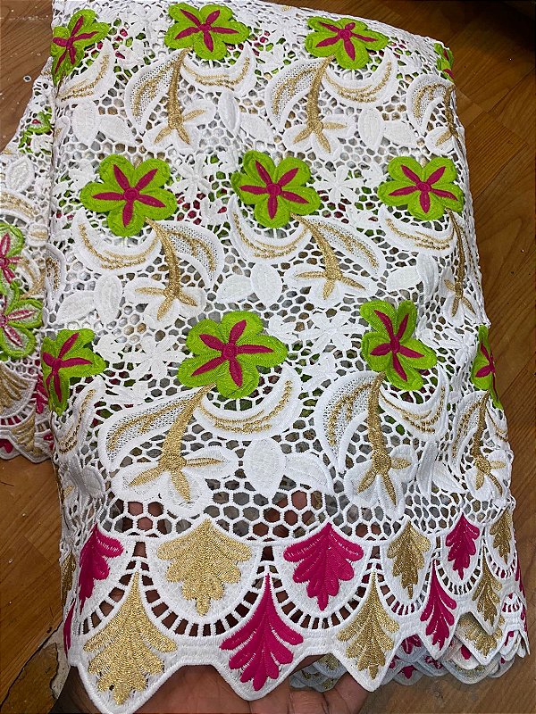 Africano Bordado Luxo