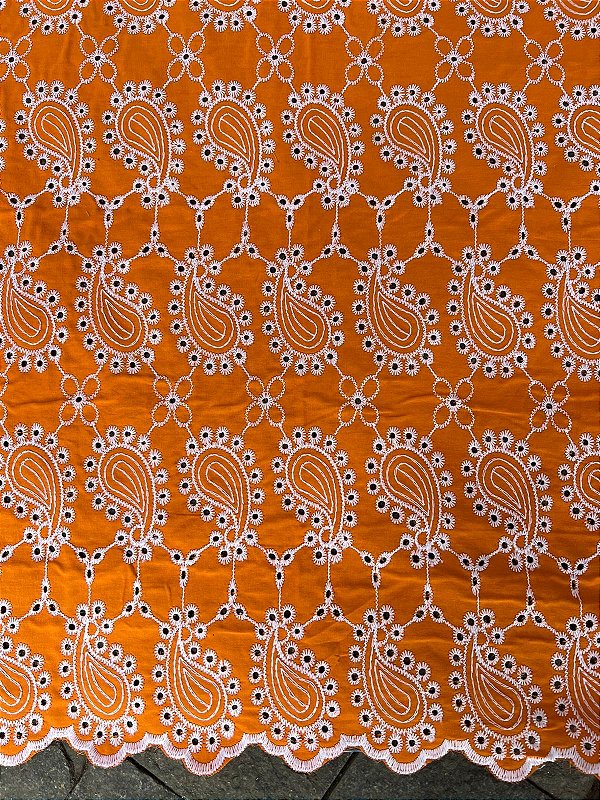 Lesse Laranja Bordado