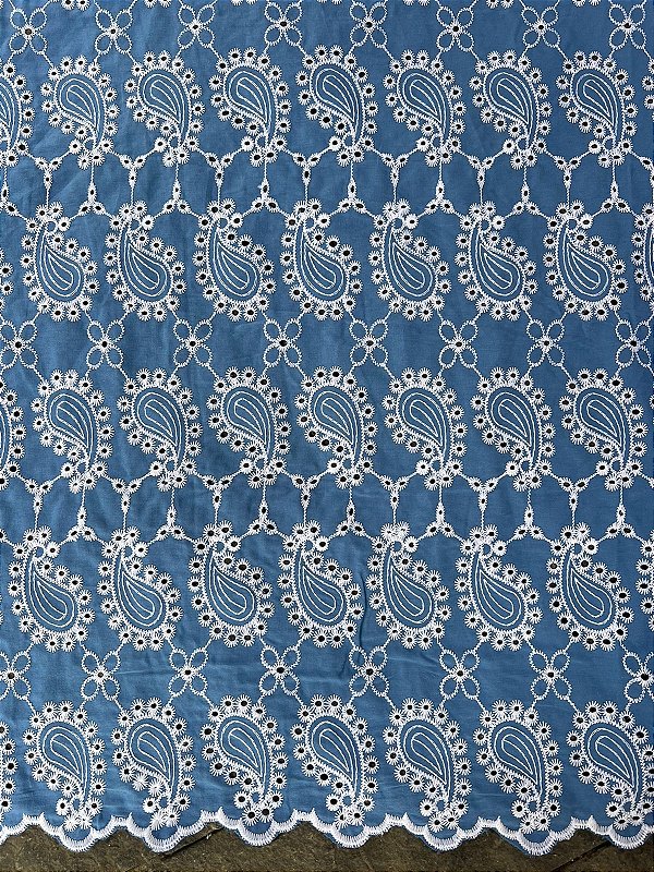 Lesse Azul Bordado