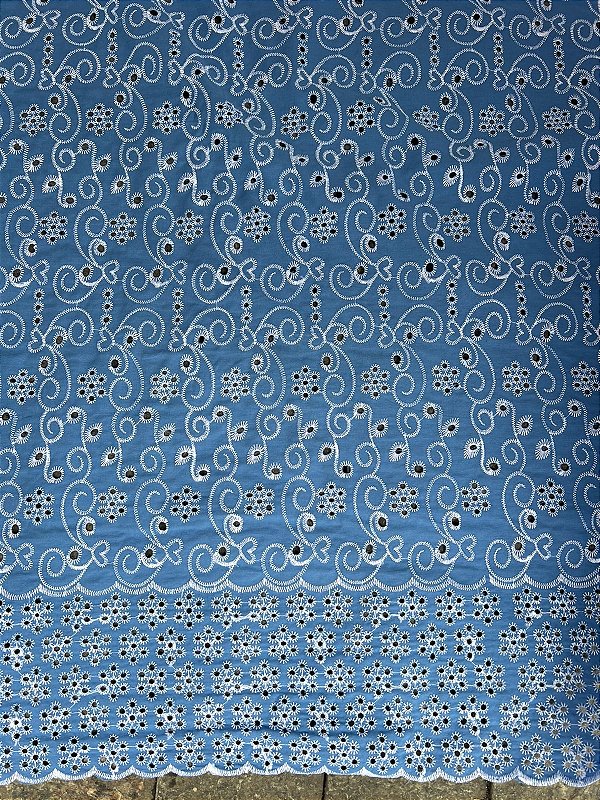 Lesse Azul Bordado