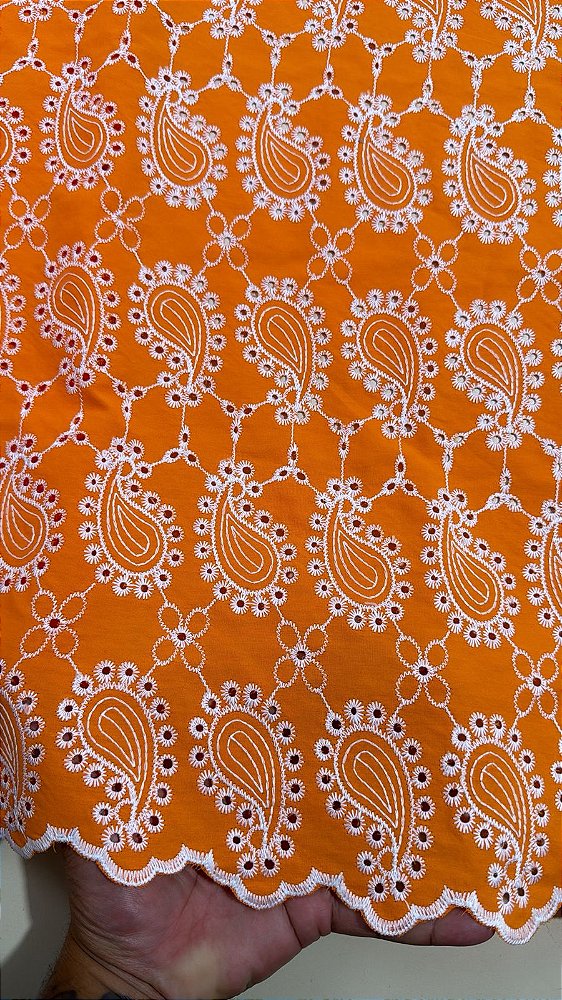 Lesse Laranja Bordado