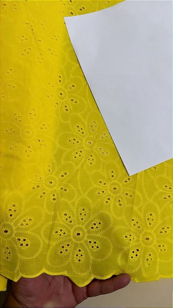 Lesse Amarelo Bordado