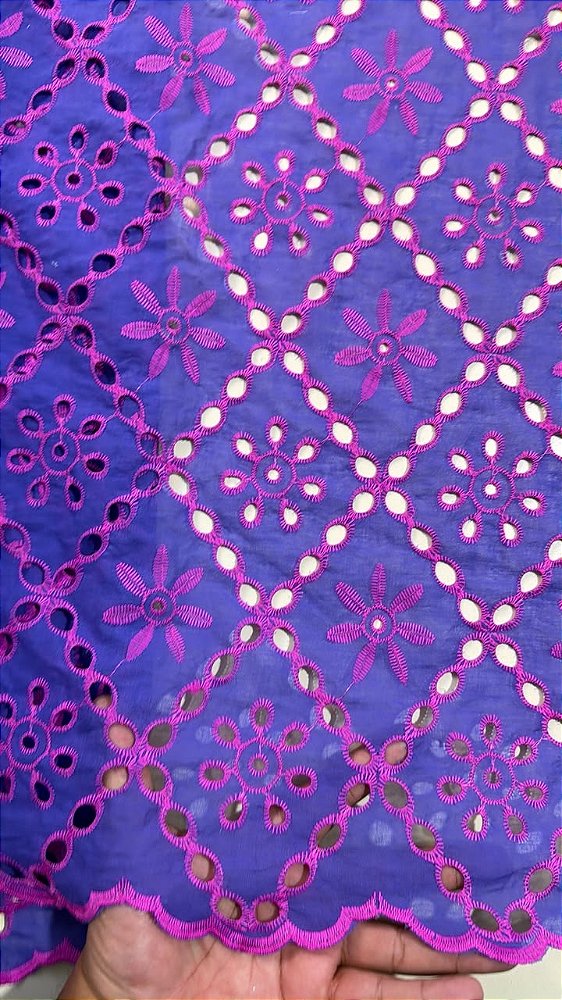 Lesse Roxo Bordado