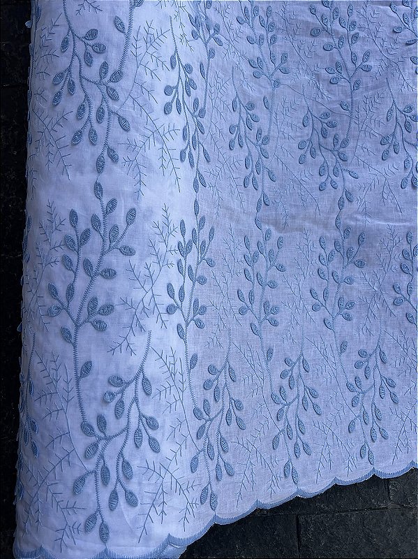 Lesse Azul Bordado