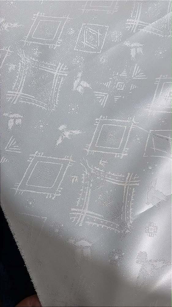 Jacquard Branco LITÚRGICO