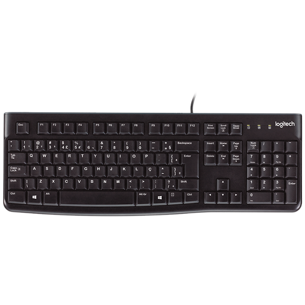 Teclado Usb K120 Preto Logitech