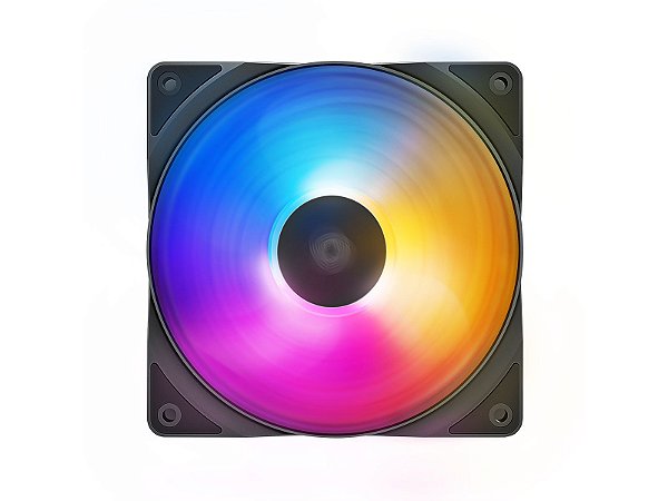 Fan Unitária Gamer 120mm DeepCool RF120 FS com Iluminação LED