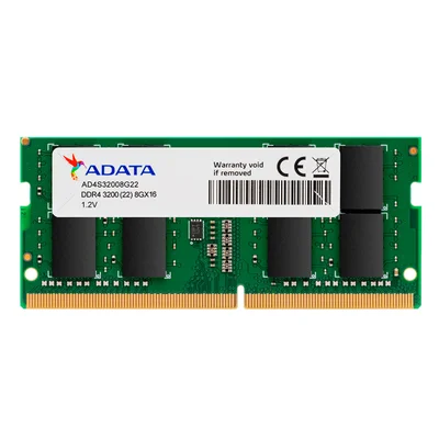 Memoria 8GB DDR4 3200Mhz 1.2v Adata para Notebook - Ad4s32008g22-sgn