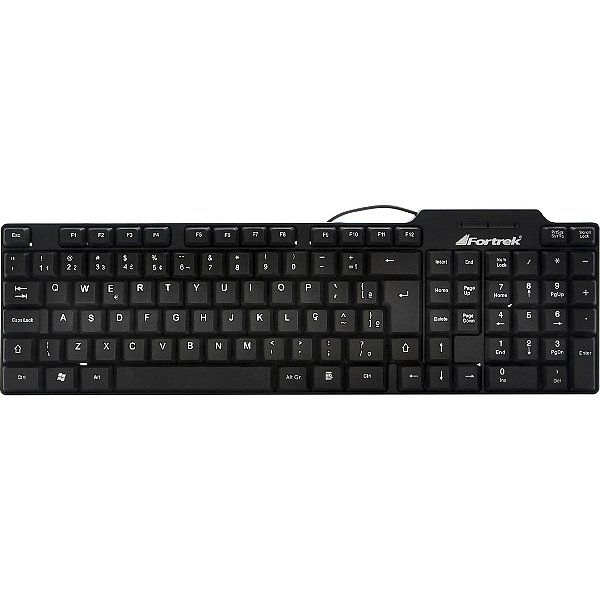 Teclado Fortrek FK325K Standard USB Preto