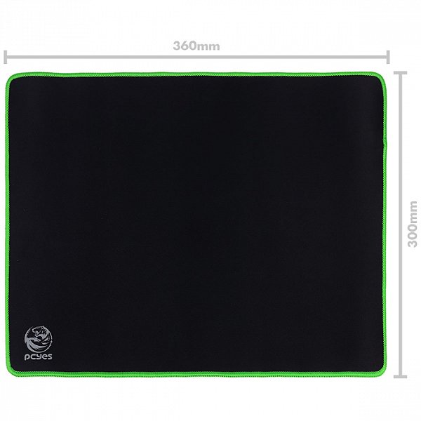 Mouse Pad COLORS Green Standard PCYES - Estilo Speed Verde - 360X300MM - PMC36X30G