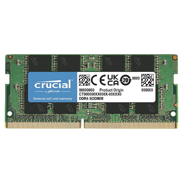 Memoria 8GB DDR4 3200MHZ 1.2V Crucial - Notebook - CT8G4SFRA32A